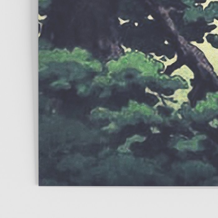 Autumn Rain in Yama - Summer Green Island Forest Ukiyoe Nature Landscape Poster Gallery Image 3