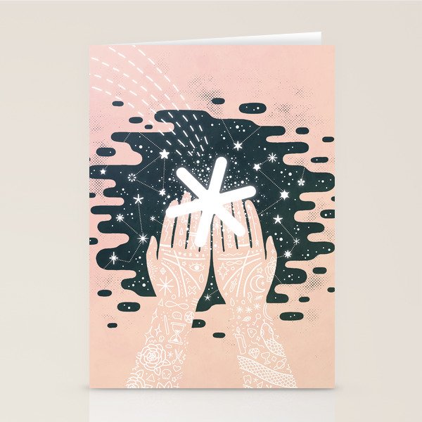 *Catching Stars* Stationery Card Gallery Image 2