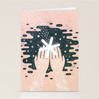 *Catching Stars* Stationery Card Gallery Image 2