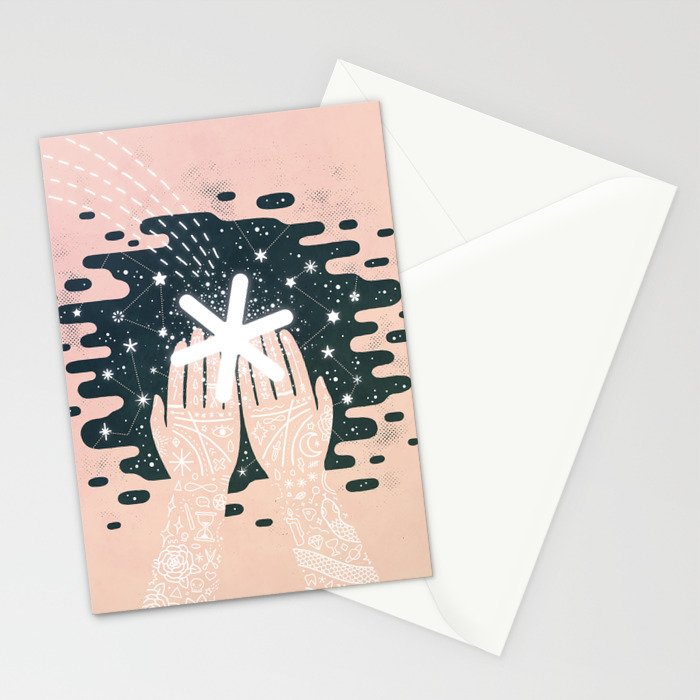 *Catching Stars* Stationery Card Gallery Image 2