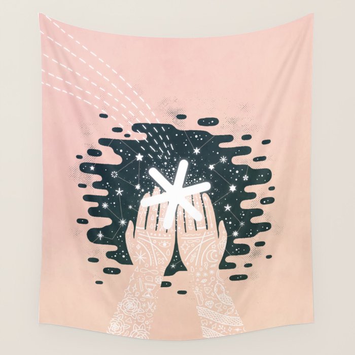 *Catching Stars* Wall Tapestry Gallery Image 4