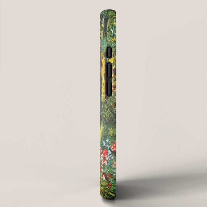 Claude Monet The Artist's Family In The Garden iPhone Case Gallery Image 2