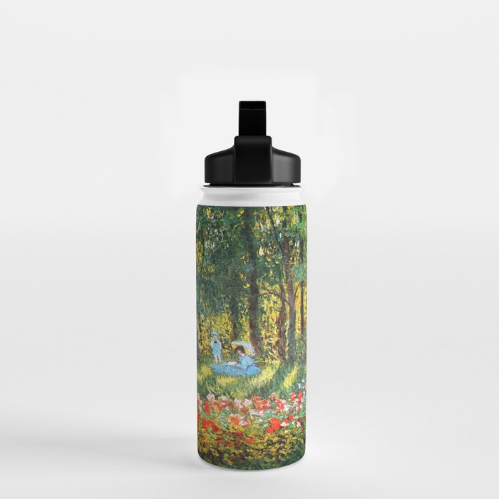 Claude Monet The Artist's Family In The Garden Water Bottle Gallery Image 2
