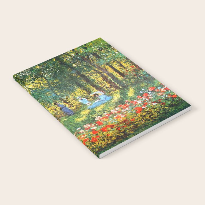 Claude Monet The Artist's Family In The Garden Notebook Gallery Image 2