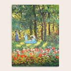 Claude Monet The Artist's Family In The Garden Notebook Gallery Image 4