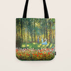 Claude Monet The Artist's Family In The Garden Tote Bag Gallery Image 1
