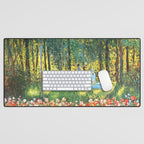 Claude Monet The Artist's Family In The Garden Desk Mat Gallery Image 1