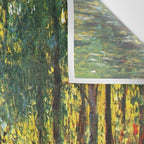 Claude Monet The Artist's Family In The Garden Wall Tapestry Gallery Image 3