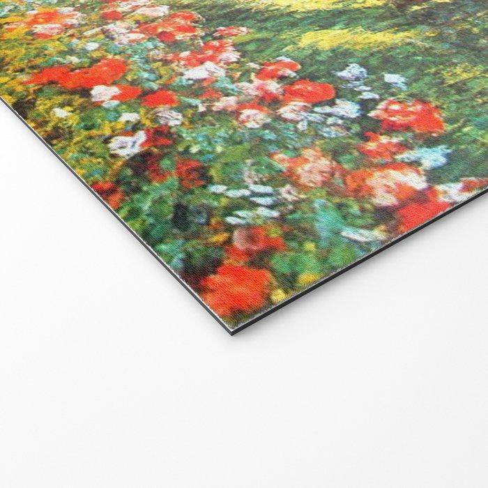 Claude Monet The Artist's Family In The Garden Welcome Mat Gallery Image 2