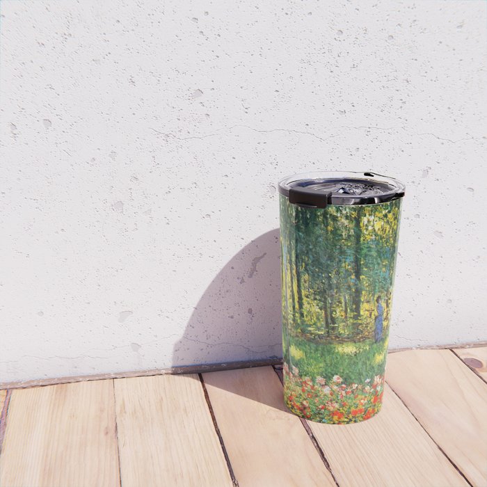 Claude Monet The Artist's Family In The Garden Travel Mug Gallery Image 4