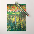 Claude Monet The Artist's Family In The Garden Wrapping Paper Gallery Image 1