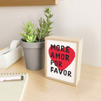 More Amor Por Favor in Black & White Mini Art Print Gallery Image 2
