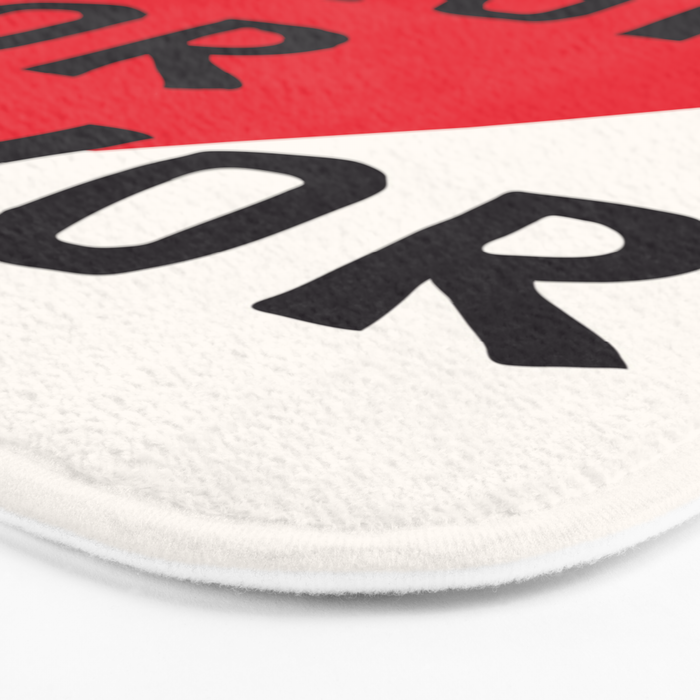 More Amor Por Favor in Black & White Bath Mat Gallery Image 3