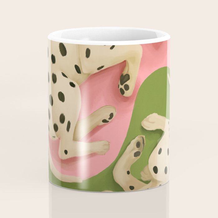 Yin and Yang Dalmatians Coffee Mug Gallery Image 4