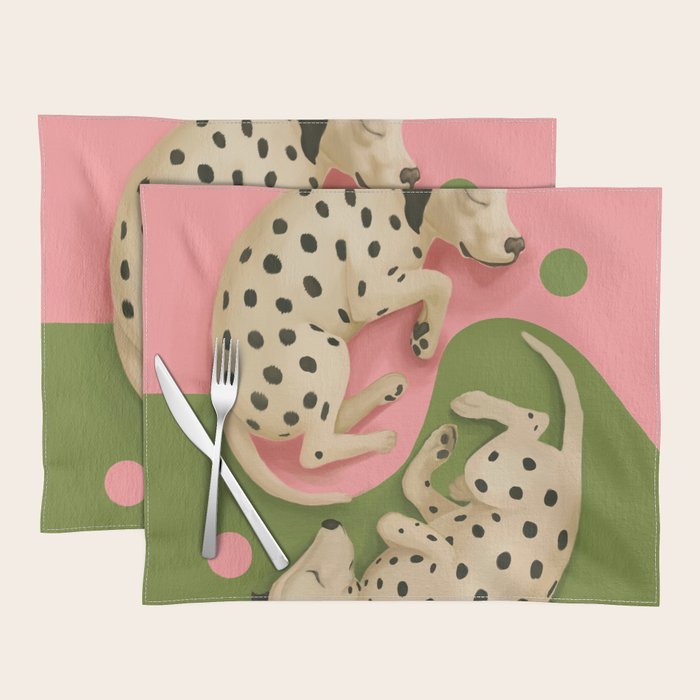Yin and Yang Dalmatians Placemat Gallery Image 1
