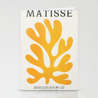 Canary Leaf: Matisse Color Paper Cutouts 04 Stationery Card Gallery Image 2