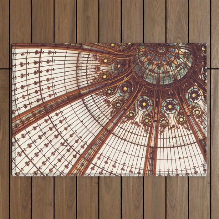 Splendor - Paris Architecture Detail Photography Outdoor Rug Gallery Image 1