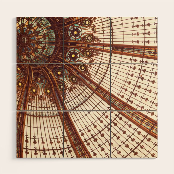 Splendor - Paris Architecture Detail Photography Wood Wall Art Gallery Image 1