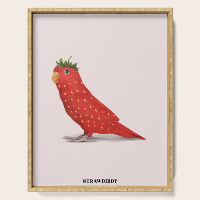 Strawbirdy Serving Tray Gallery Image 1