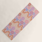 70s Retro Floral vibe Yoga Mat Gallery Image 1