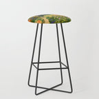 Floral Landscape illustration Stool Gallery Image 1
