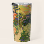 Floral Landscape illustration Travel Mug Gallery Image 3