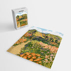 Floral Landscape illustration Jigsaw Puzzle Gallery Image 2