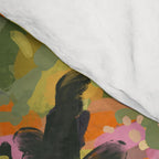 Floral Landscape illustration Comforter Gallery Image 4