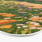 Floral Landscape illustration Bath Mat Gallery Image 3