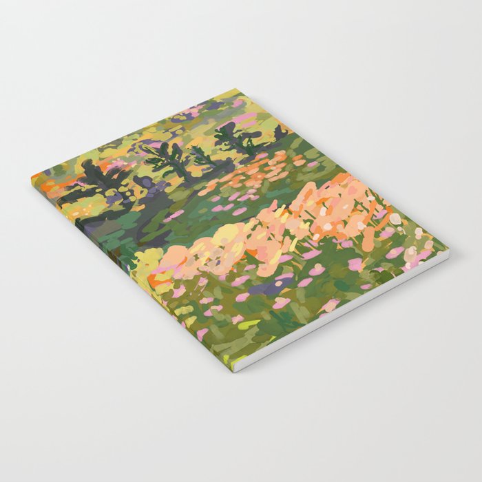 Floral Landscape illustration Notebook Gallery Image 2