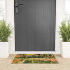 Floral Landscape illustration Welcome Mat Gallery Image 3