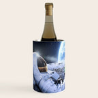 Astronaut on the Moon with beer Wine Chiller Gallery Image 2
