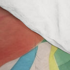 Modern Tropical Escape Vibrant Watercolor Flowers Comforter Gallery Image 4