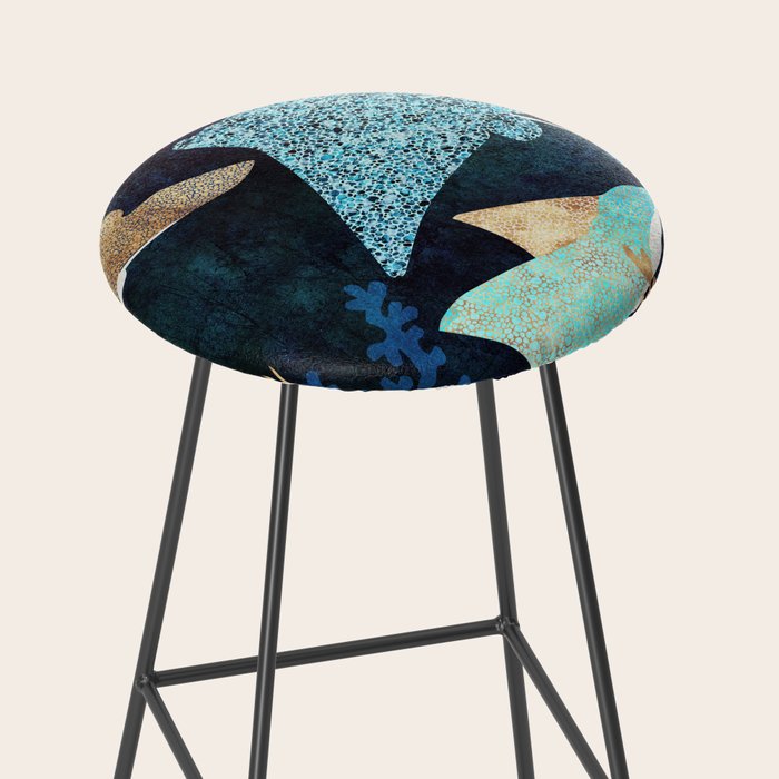 Metallic Stingray II Stool Gallery Image 2