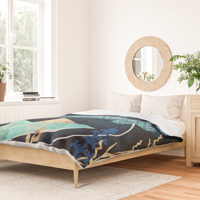 Metallic Stingray II Duvet Cover Gallery Image 2
