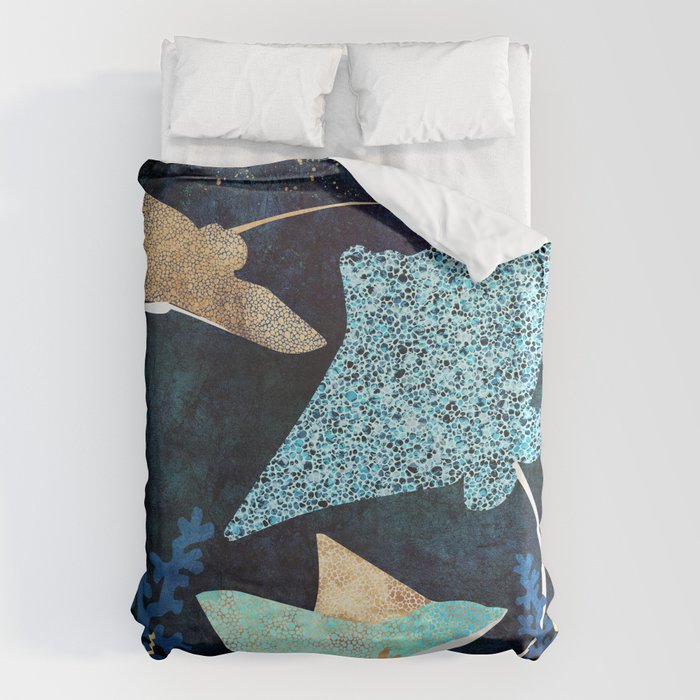 Metallic Stingray II Duvet Cover Gallery Image 6