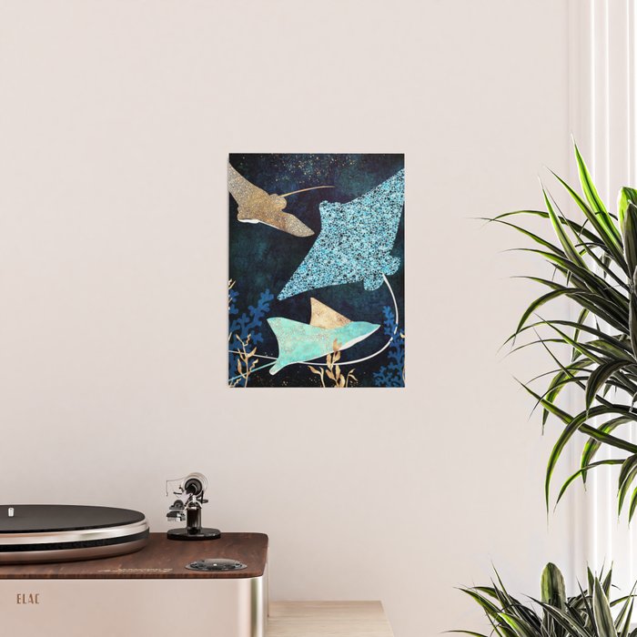 Metallic Stingray II Poster Gallery Image 2