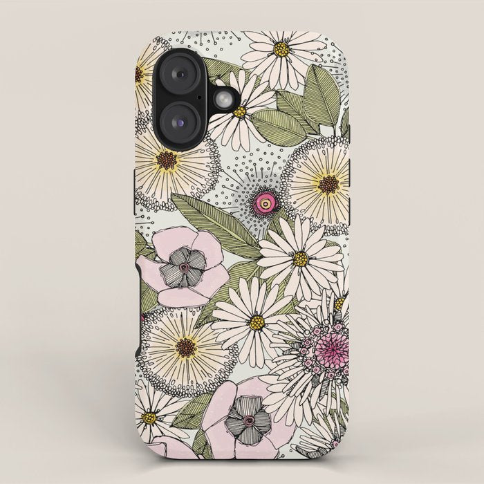 Australian garden chalk iPhone Case Gallery Image 1