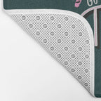 Go Get 'Em Tiger - Teal Bath Mat Gallery Image 2