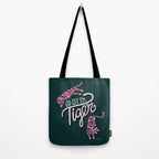 Go Get 'Em Tiger - Teal Tote Bag Gallery Image 2