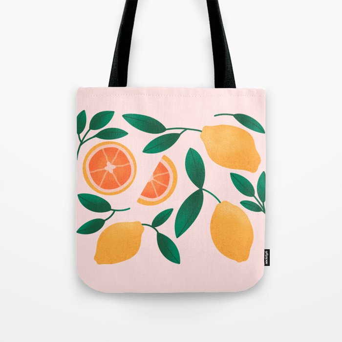 Citrus Fruits Tote Bag Gallery Image 1