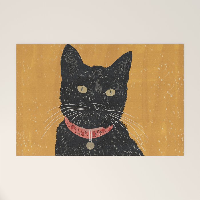 Black Cat 7 Welcome Mat Gallery Image 1