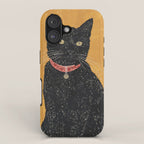 Black Cat 7 iPhone Case Gallery Image 1