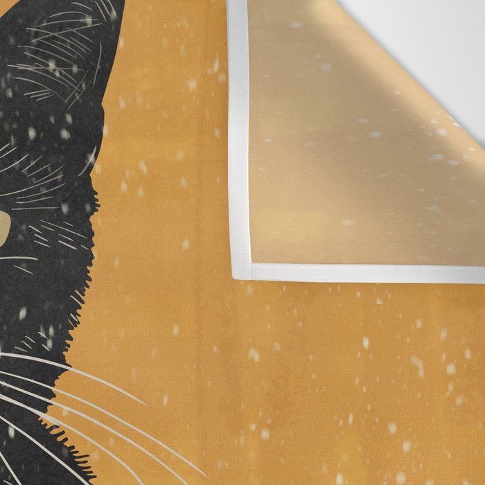 Black Cat 7 Wall Tapestry Gallery Image 3