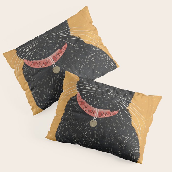 Black Cat 7 Pillow Sham Gallery Image 3