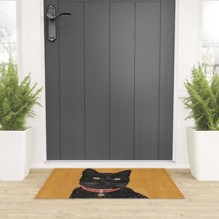 Black Cat 7 Welcome Mat Gallery Image 3