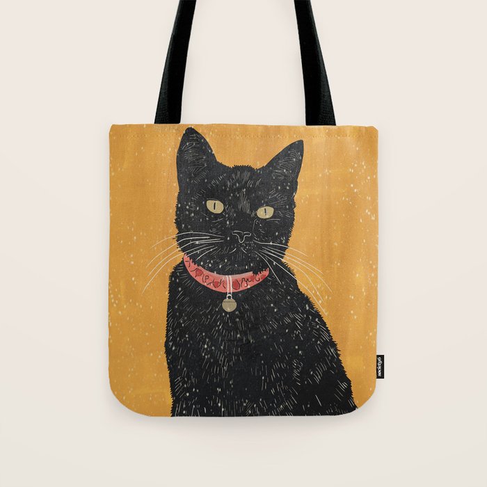 Black Cat 7 Tote Bag Gallery Image 1