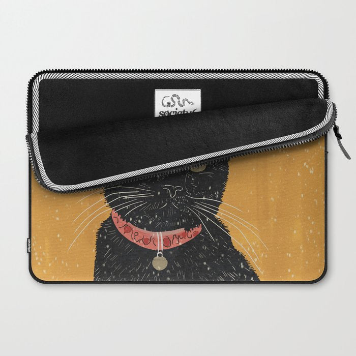 Black Cat 7 Laptop Sleeve Gallery Image 2