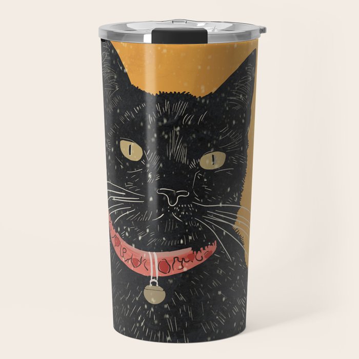 Black Cat 7 Travel Mug Gallery Image 1