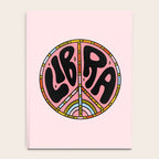 Libra Peace Sign Notebook Gallery Image 4